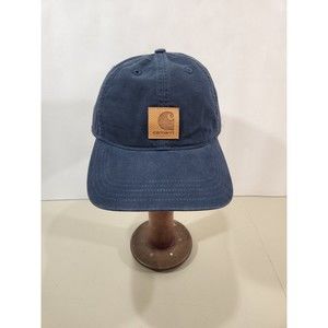 Carhartt Hat Cap Strap Back Blue Brown Adjustable Work Wear Outdoors RN14806